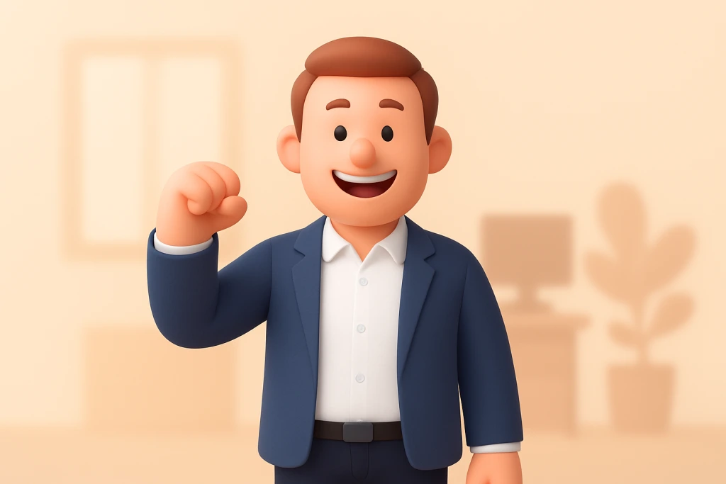 empresário de sucesso claymorphic